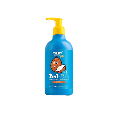 Vanity Wagon | Buy WOW Skin Science Kids 3 in 1 Tip to Toe Wash with Coconut