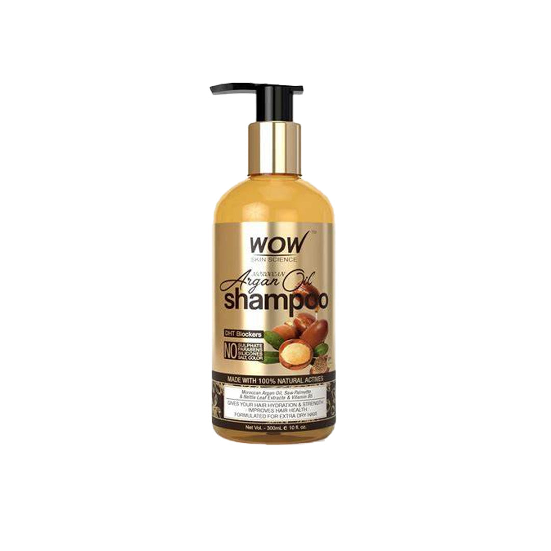 Vanity Wagon | Buy WOW Skin Science Moroccan Argan Oil Shampoo with Palmetto & Nettle Leaf