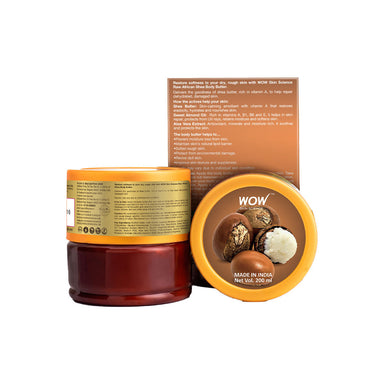 Vanity Wagon | Buy WOW Skin Science Raw African Shea Body Butter with Sweet Almond & Aloe Vera