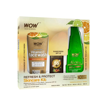 Vanity Wagon | Buy WOW Skin Science Refresh & Protect Skin Care Kit