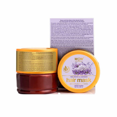 Vanity Wagon | Buy WOW Skin Science Rice Water & Lavender Hair Mask