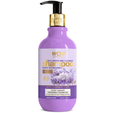 Vanity Wagon | Buy WOW Skin Science Rice Water & Lavender Shampoo with Plant Keratin