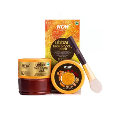 Vanity Wagon | Buy WOW Skin Science Ubtan Face & Body Pack with Chickpea Flour, Almond & Saffron