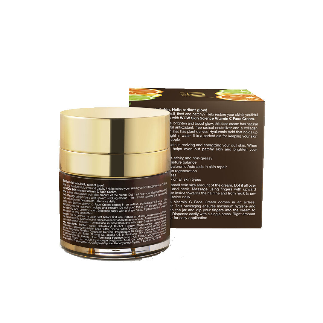Vanity Wagon | Buy WOW Skin Science Vitamin C Face Cream with Hyaluronic Acid