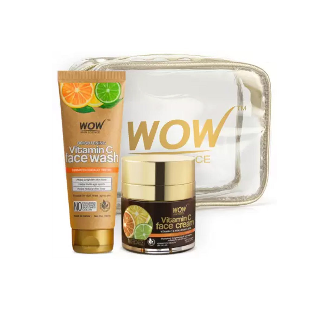 Vanity Wagon | Buy WOW Skin Science Vitamin C Face Wash In Paper Tube & Vitamin C Face Cream Kit