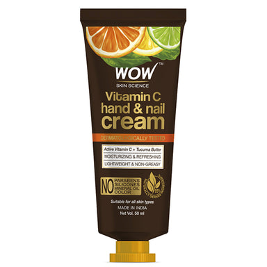 Vanity Wagon | Buy WOW Skin Science Vitamin C Hand & Nail Cream with Tucuma Butter