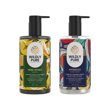 Vanity Wagon | Buy Wildly Pure Curl Definition Shampoo & Conditioner Combo for Curly, Frizzy Hair