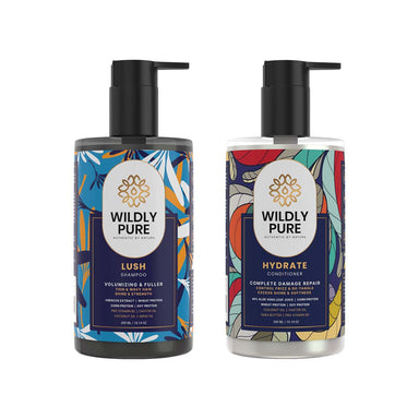 Vanity Wagon | Buy Wildly Pure Volume Boost Shampoo & Conditioner Combo for Thin Wavy & Brittle Hair