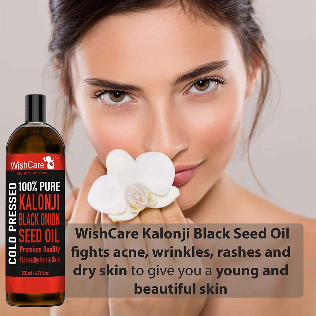 Vanity Wagon | Buy WishCare 100% Pure Cold Pressed Kalonji Black Onion Seed Oil for Healthy Hair & Skin