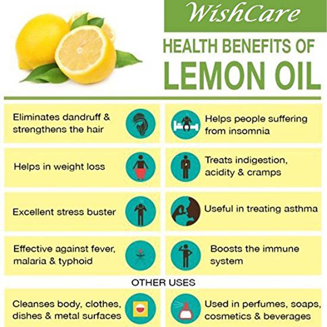 Vanity Wagon | Buy WishCare 100% Pure Lemon Essential Oil