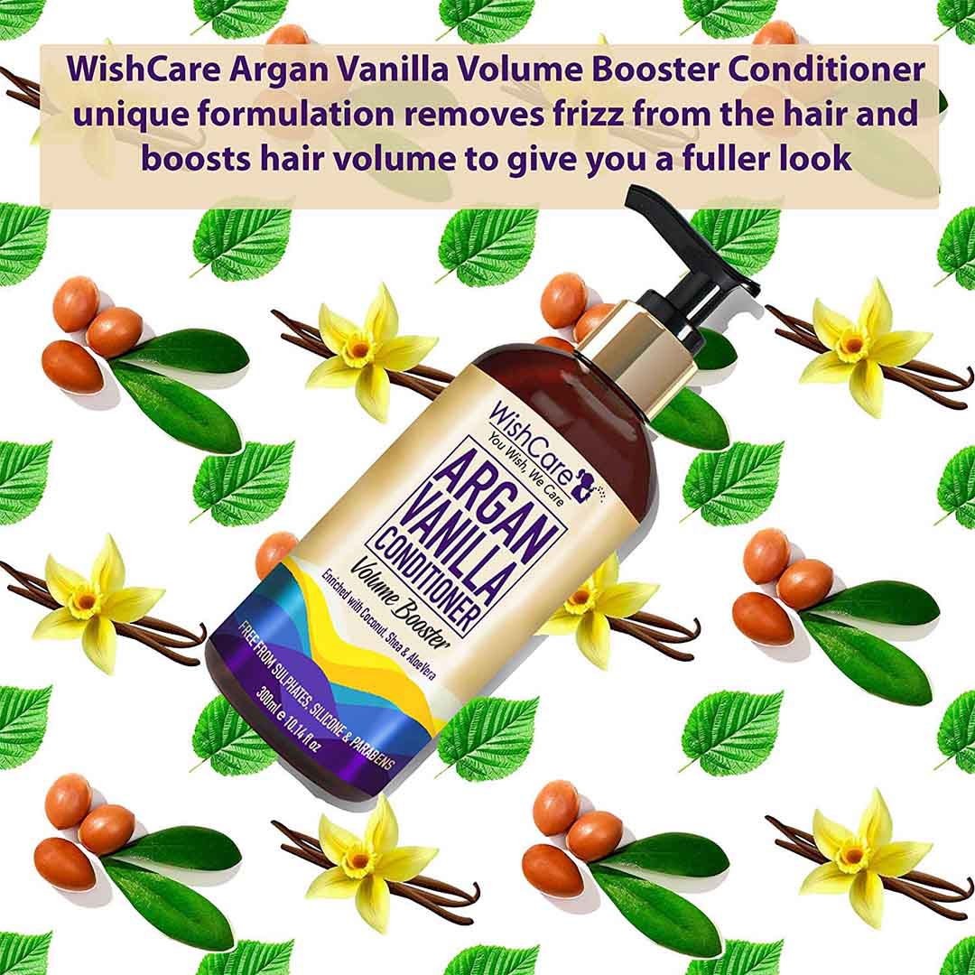 Vanity Wagon | Buy WishCare Argan Vanilla Conditioner for Volume Booster