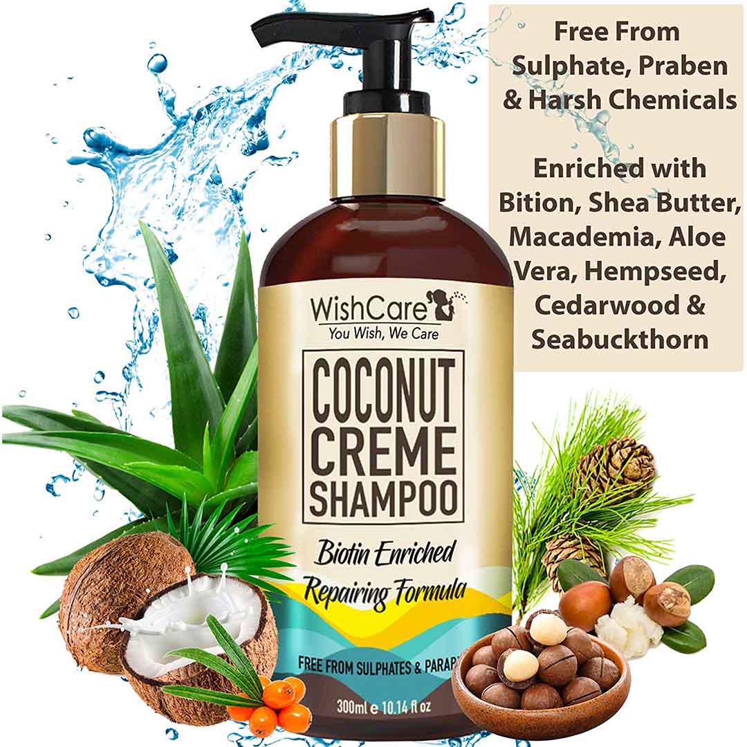 Vanity Wagon | Buy WishCare Coconut Shampoo For Dry & Frizzy Hair