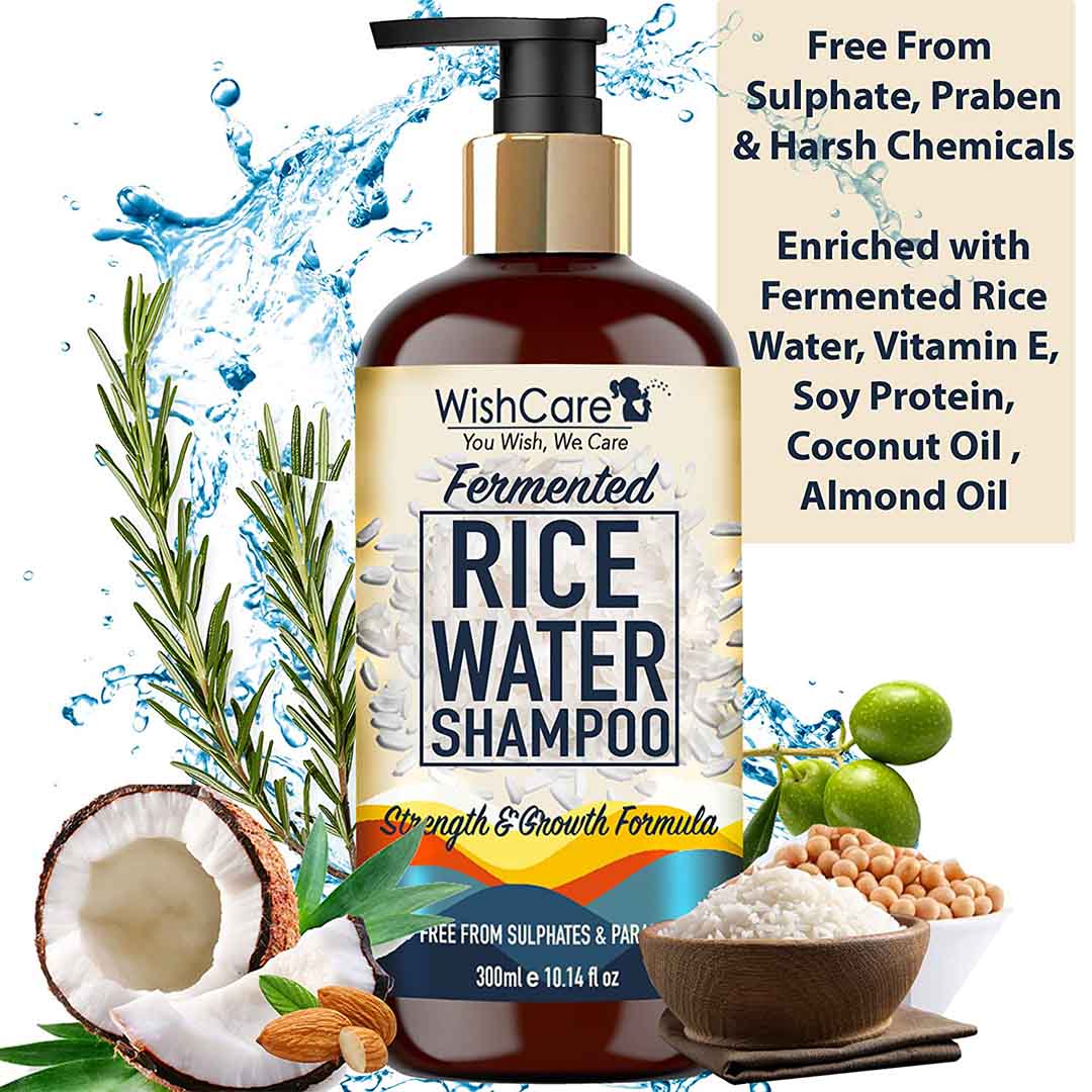 Vanity Wagon | Buy WishCare Fermented Rice Water Shampoo For Dry & Frizzy Hair