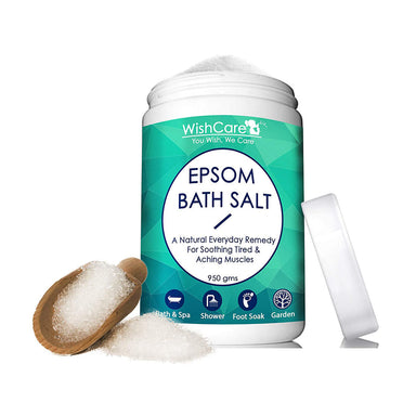 Vanity Wagon | Buy WishCare Pure Epsom Bath Salt for Calming & Relaxing Body Muscles