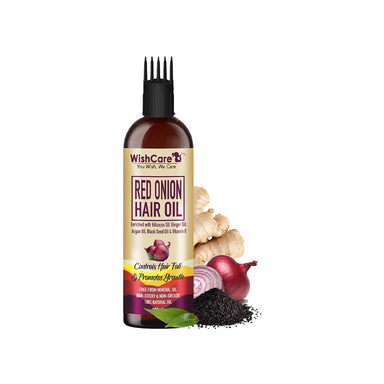 Vanity Wagon | Buy WishCare Red Onion Hair Oil for Hair Growth & Hair Fall Control