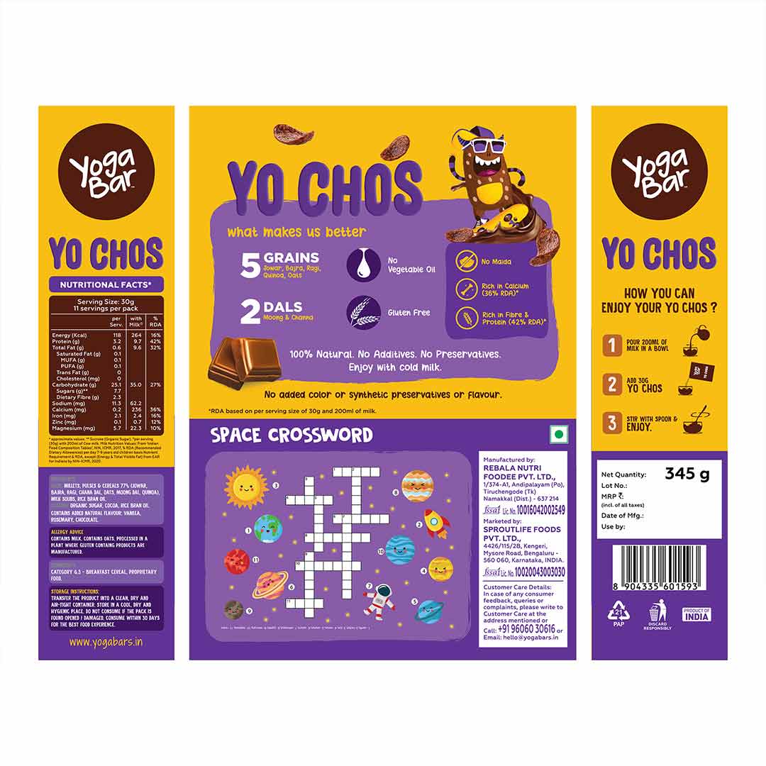 Vanity Wagon | Buy Yoga Bar Yo Chos Choco Cereal