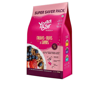 Yogabar Super Muesli, No Added or Hidden Sugar, Breakfast Muesli with –  Sugar Free Box