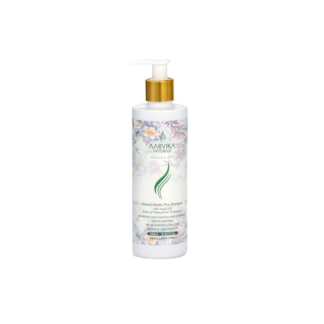 Buy Aarvika Naturals Keratin Plus Shampoo with Argan Oil — Vanity