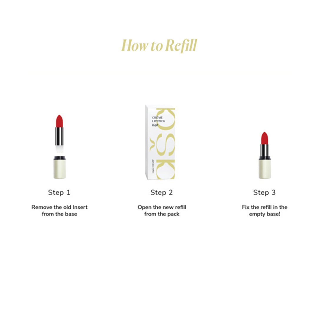Vanity Wagon | Buy asa Crème Lipstick Refill Plush Peony