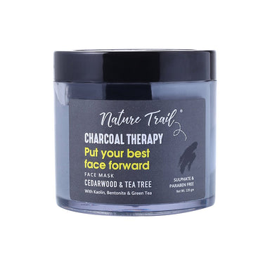 Vanity Wagon | Buy Nature Trail Charcoal Therapy Face Mask  with Kaolin & Bentonite clay