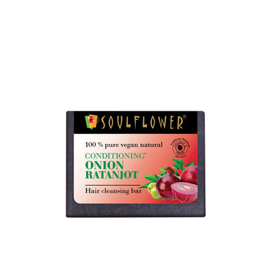 Vanity Wagon | Buy Soulflower Conditioning Onion Ratanjot Hair Cleansing Bar