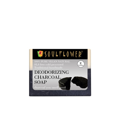 Vanity Wagon | Buy Soulflower Deodorizing Charcoal Soap