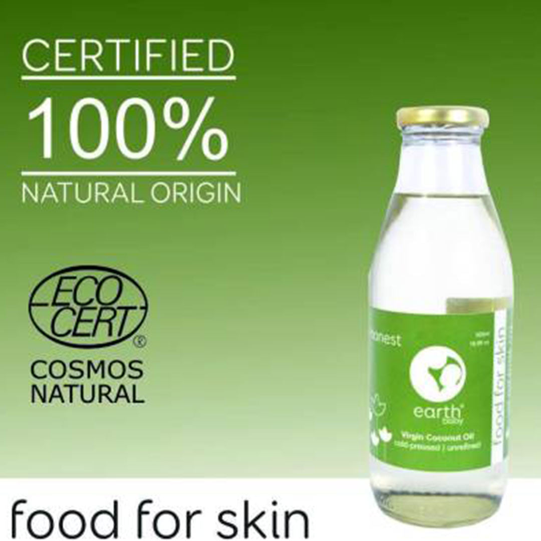 Vanity Wagon | Buy earthBaby 100% Natural Cold Pressed Virgin Coconut Oil