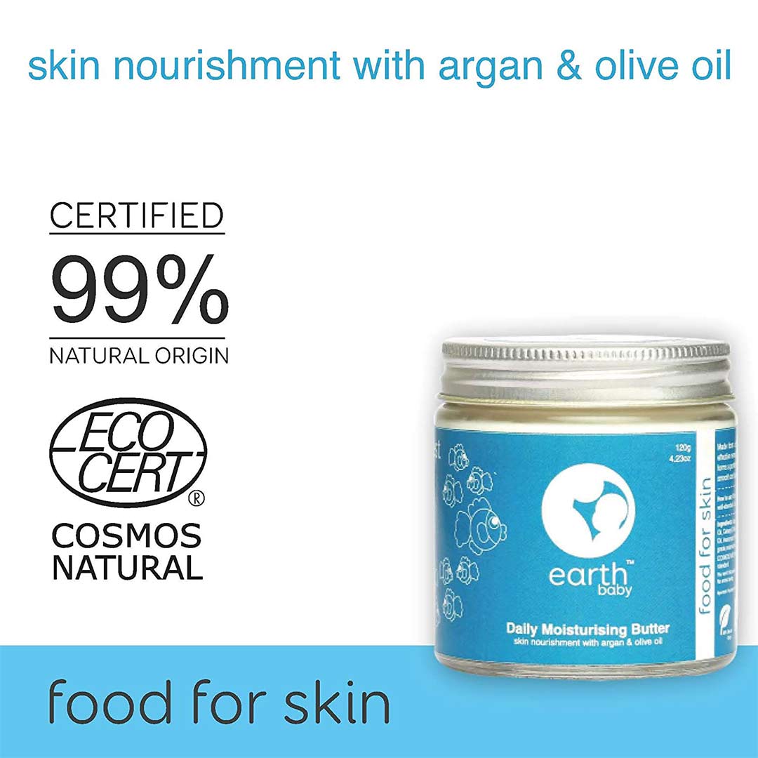 Vanity Wagon | Buy earthBaby Daily Moisturising Body Butter with Argan & Olive Oil