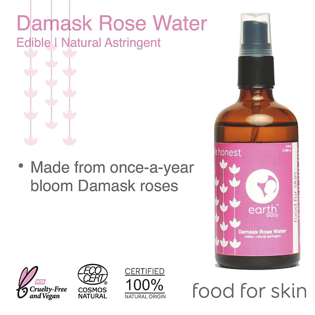 Vanity Wagon | Buy earthBaby Damask Rose Water