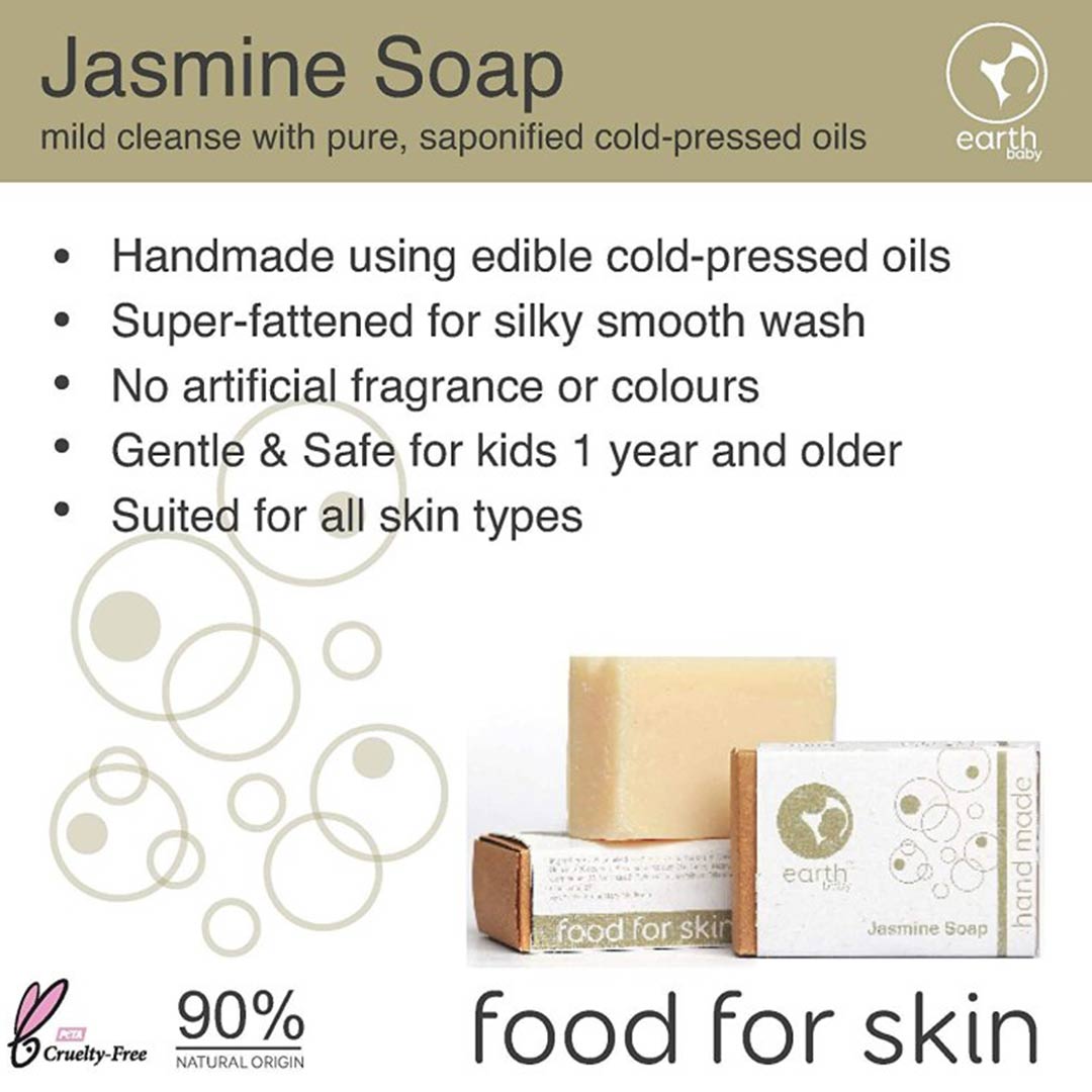 Vanity Wagon | Buy earthBaby Natural Handmade Jasmine Bath Soap