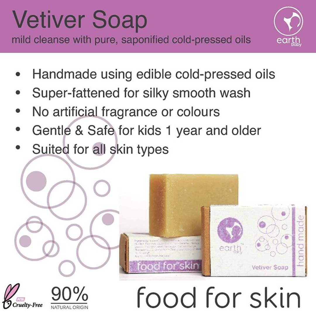 Vanity Wagon | Buy earthBaby Natural Handmade Vetiver Bath Soap