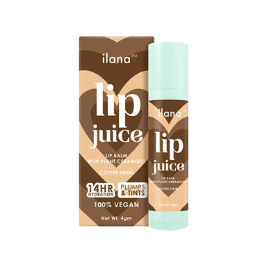 Vanity Wagon | Buy Ilana Lip Juice Vegan Lip Balm with Plant Ceramides, Coffee Swirl