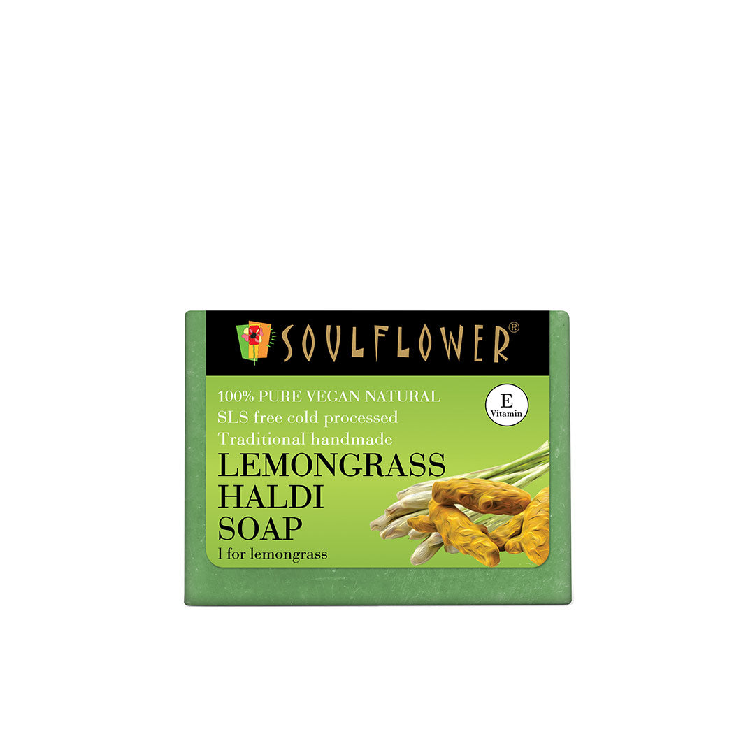 Soulflower Lemongrass Haldi Soap