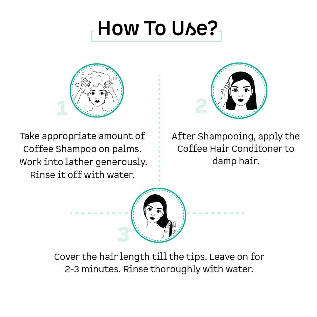 Vanity Wagon | Buy mCaffeine Coffee Shampoo & Conditioner Duo - Hair Fall Control