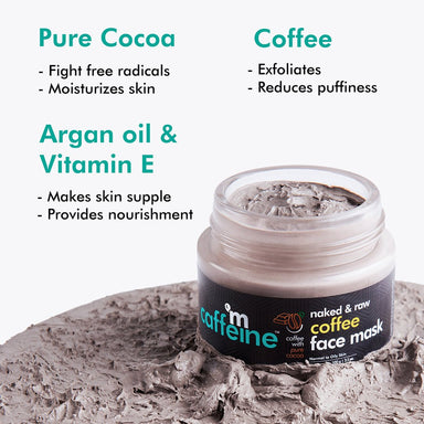 Vanity Wagon | Buy mCaffeine Naked & Raw Coffee Face Mask with Cocoa