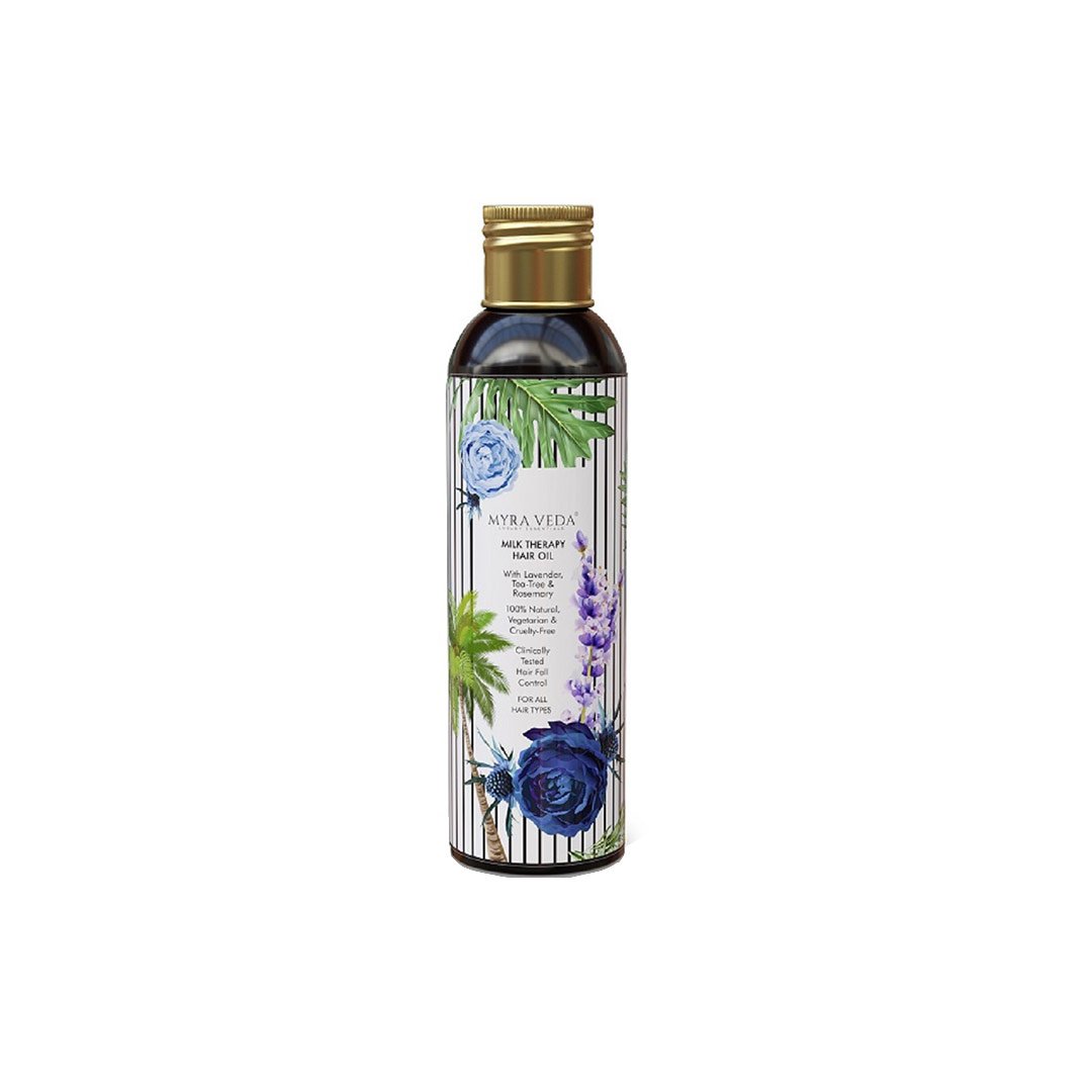 Vanity Wagon | Buy Myra Veda Milk Therapy Hair Oil