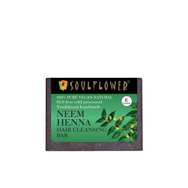 Vanity Wagon | Buy Soulflower Neem Henna Hair Cleansing Bar