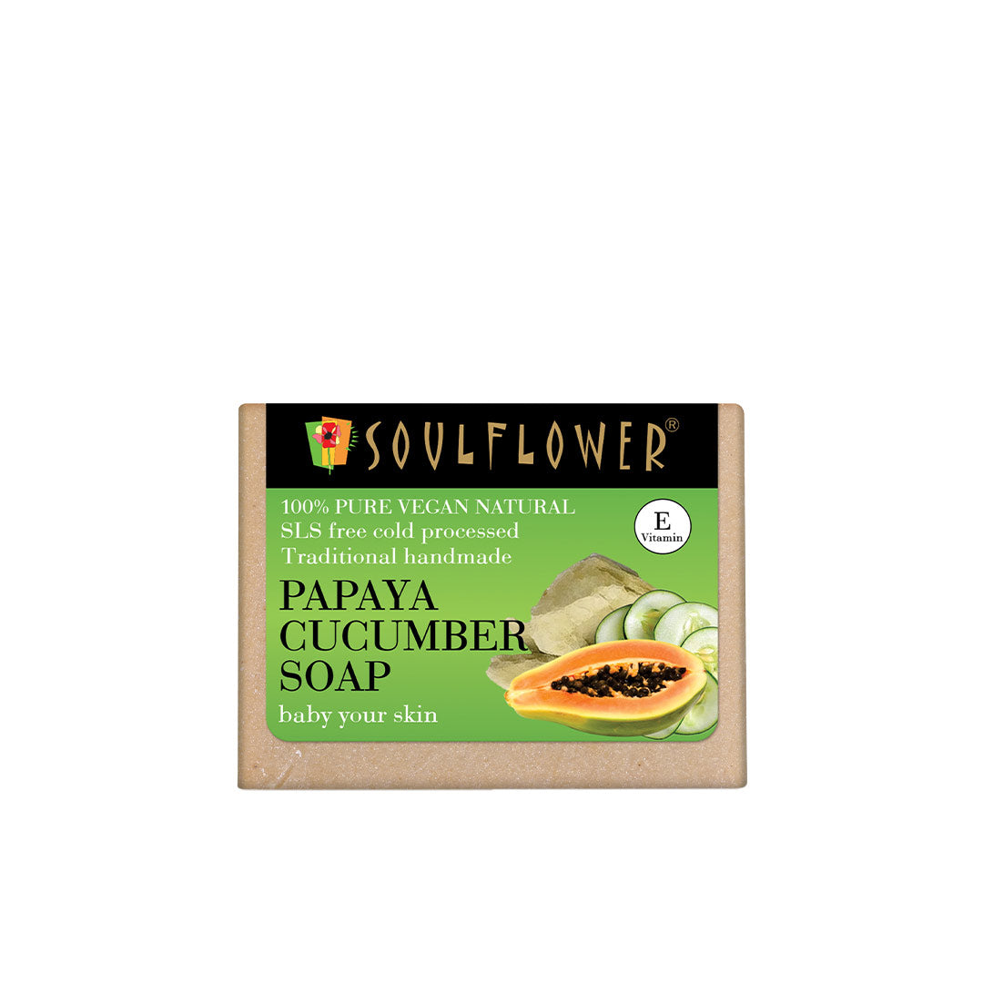 Vanity Wagon | Buy Soulflower Papaya Cucumber Soap
