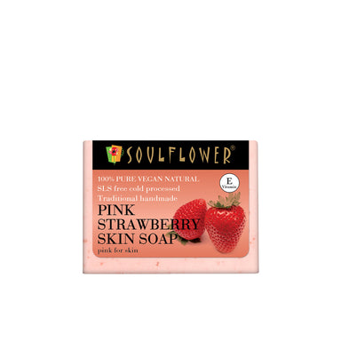 Vanity Wagon | Buy Soulflower Pink Strawberry Skin Soap