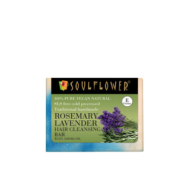 Vanity Wagon | Buy Soulflower Rosemary Lavender Shampoo Bar soap with Jojoba Oil