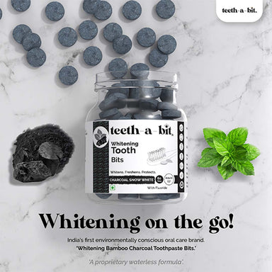 Vanity Wagon | Buy teeth-a-bit Bamboo Charcoal Snow White Whitening Tooth bits