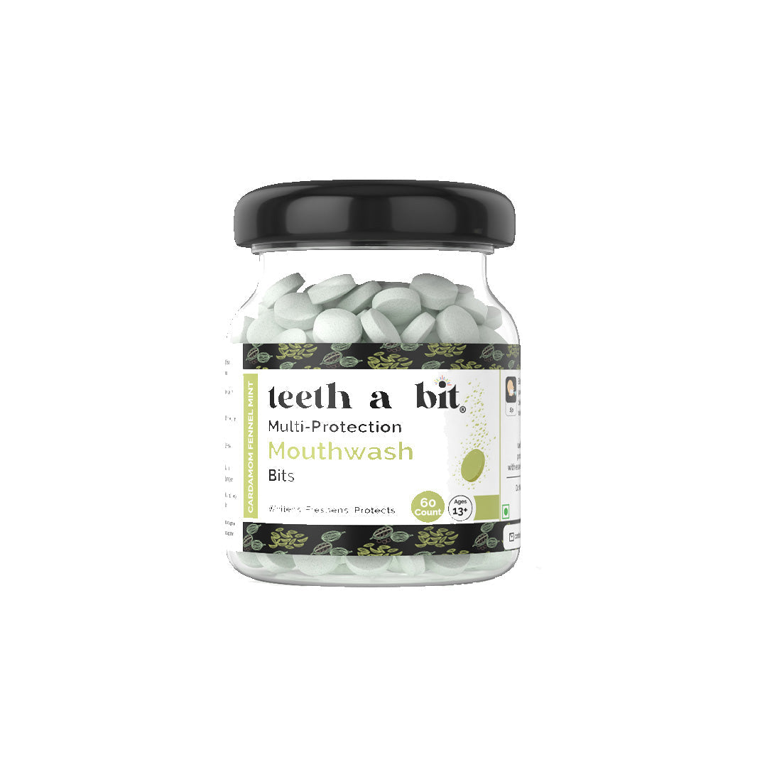 Vanity Wagon | Buy teeth-a-bit Multi-Protection Cardamom Fennel Mint Mouthwash Bits
